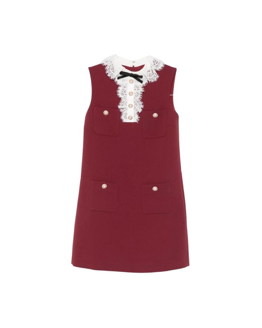 Short Dresses Self-Portrait de color Red
