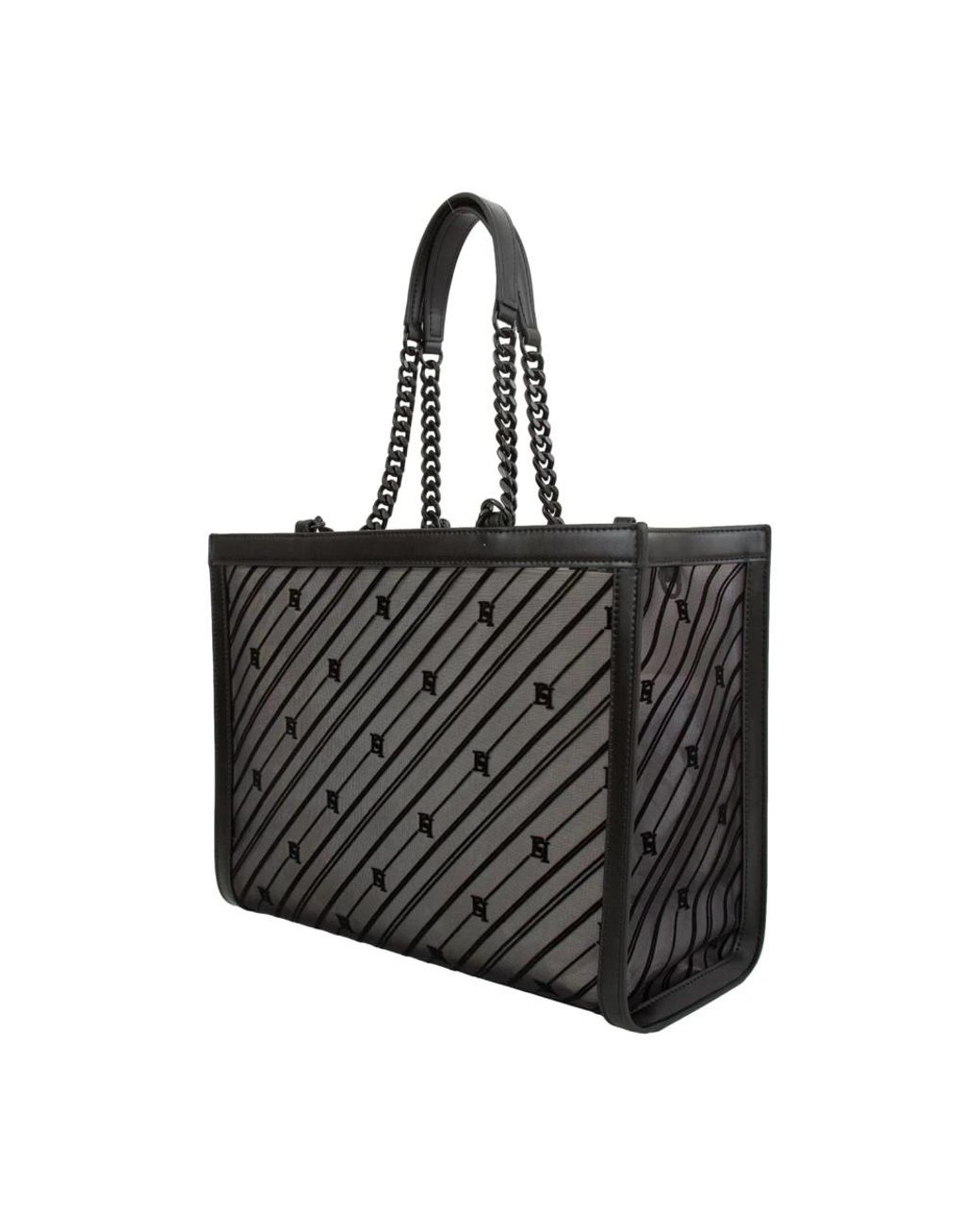 Elisabetta Franchi Black Shopping Bags