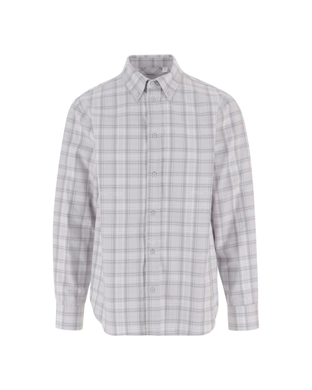 Off-White c/o Virgil Abloh Gray Casual Shirts for men