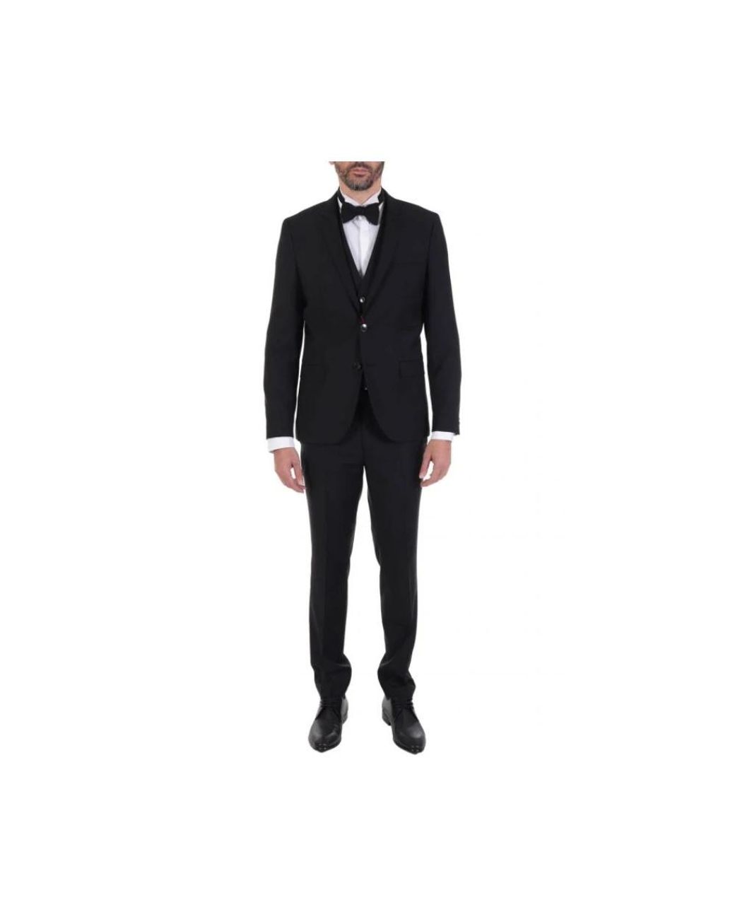 HUGO Black Suit Trousers for men