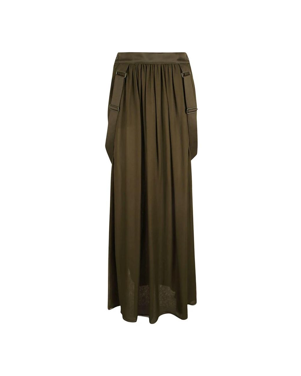Max Mara Green Maxi Skirts
