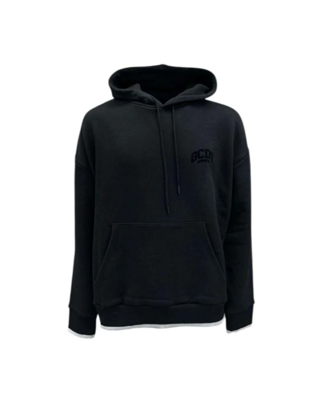 Gcds Hoodies & Sweatvesten ,Zwart ,Katoen Hoodie in het Black voor heren