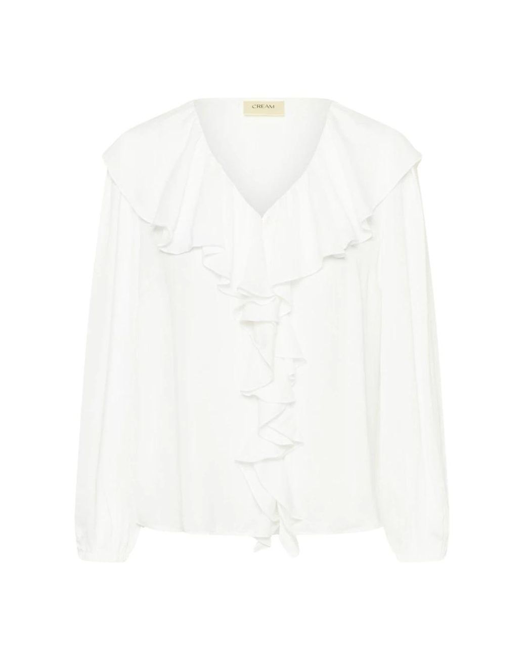 Cream White Bluse
