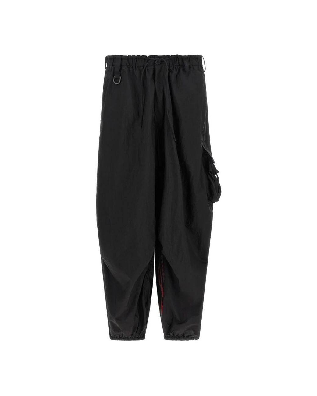 Y-3 Black Wide Trousers for men