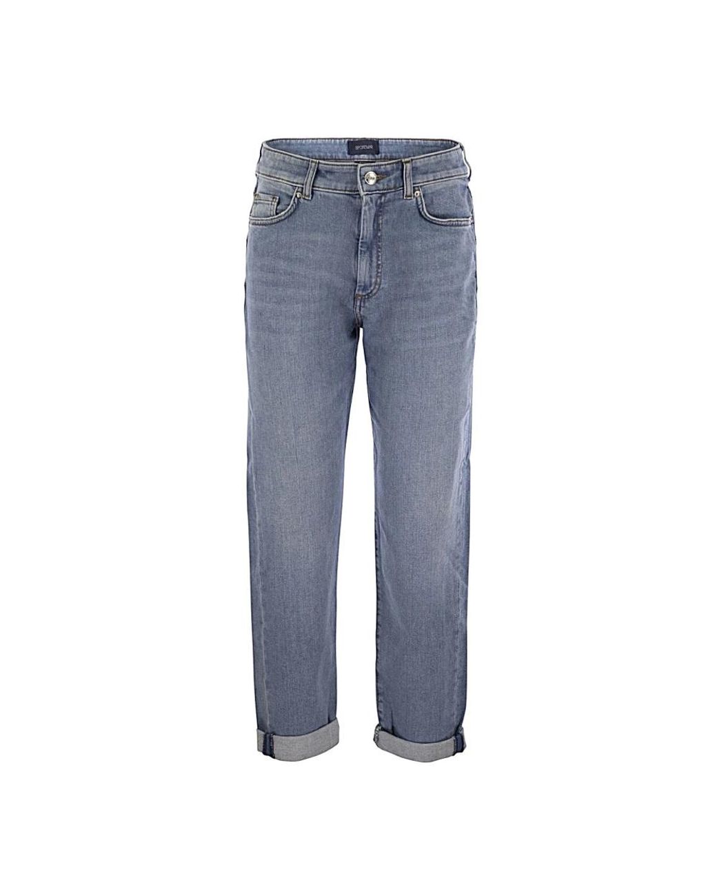 Sportmax Blue Straight Fit Jeans