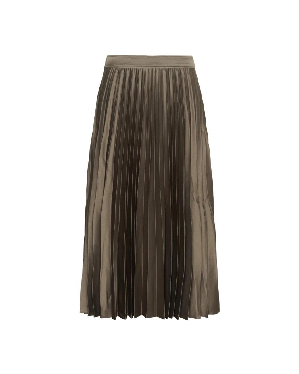 Part Two Venedapw Sk Midi Rok in het Brown