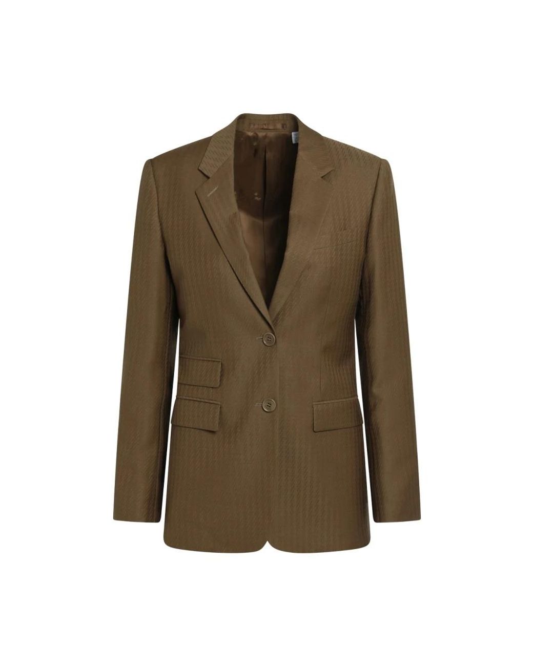 Burberry Stellan Tailored Jacket in het Green