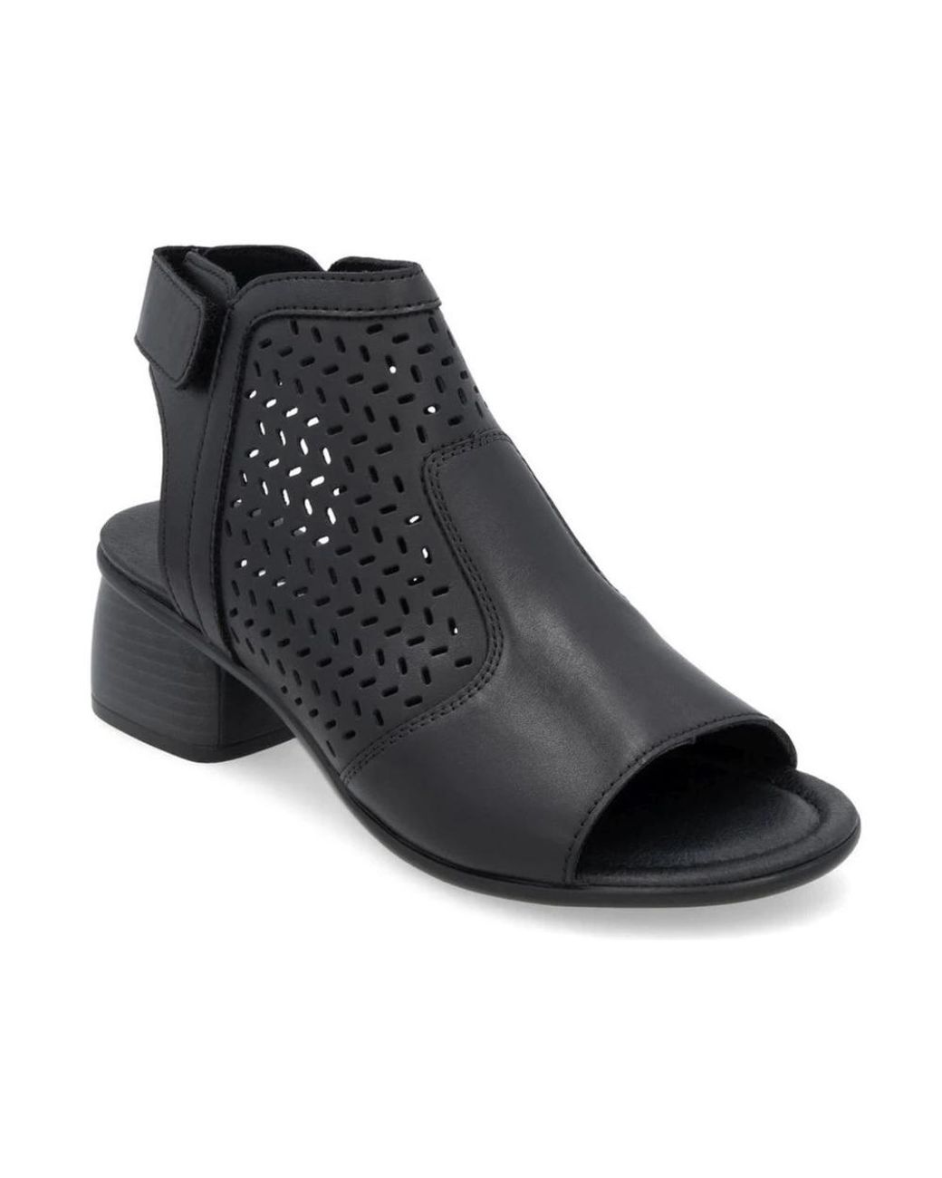Remonte Black High Heel Sandals
