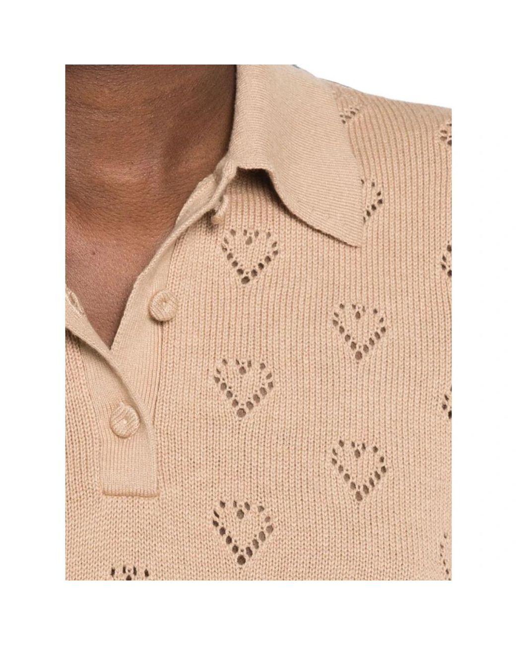 Twinset Natural Polo Shirts