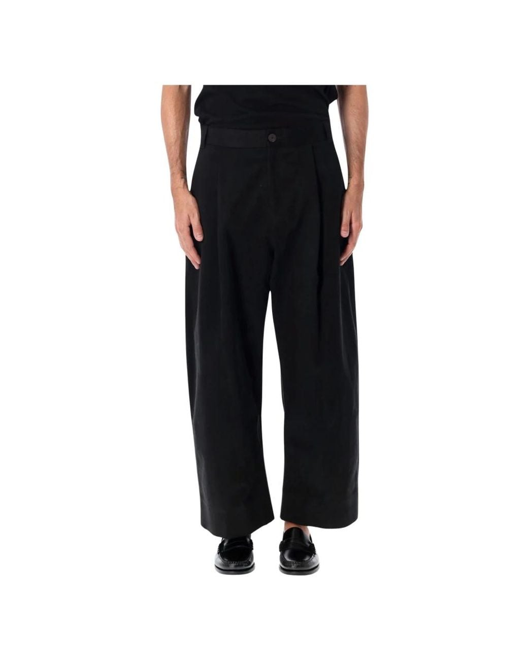 Studio Nicholson Sorte Pant in het Black voor heren