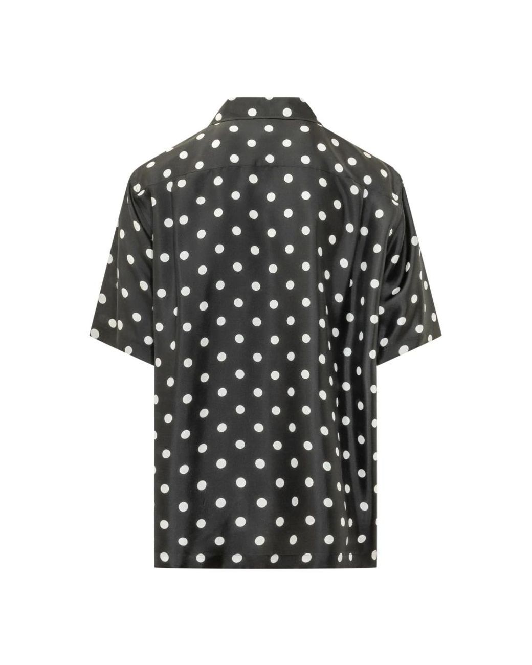 Dolce & Gabbana Black Short Sleeve Shirts for men