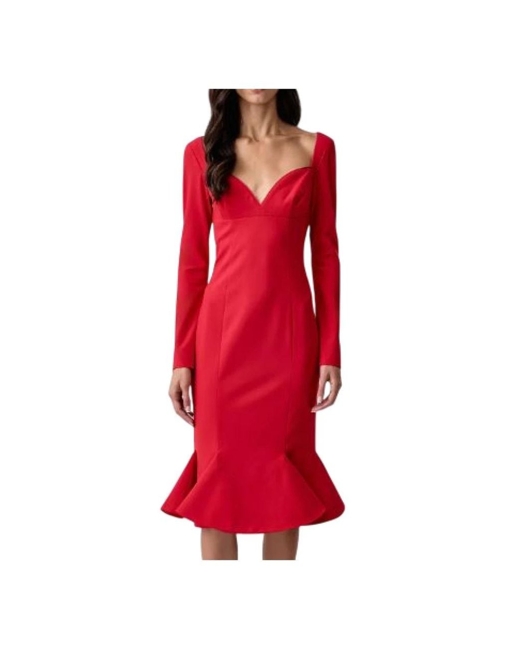Pinko Red Party Dresses