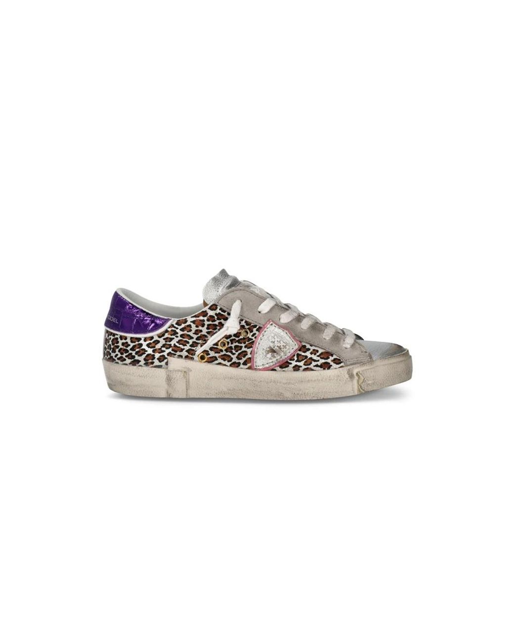 Philippe Model Schoenen ,Veelkleurig ,Katoen Sneakers Prsx Tennis in het Multicolor