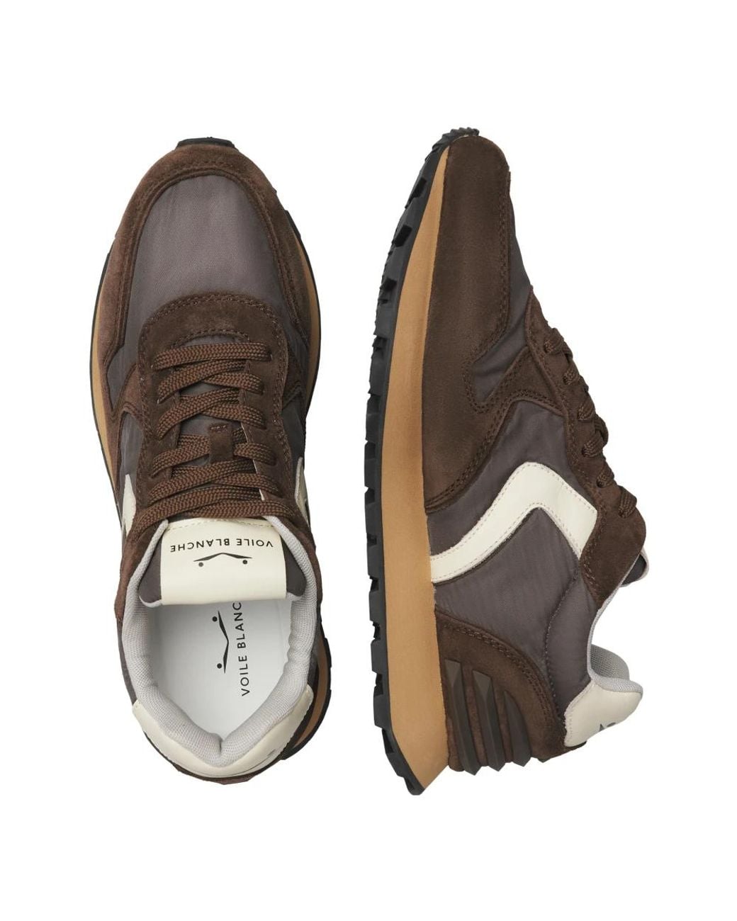 Voile Blanche Brown Sneakers for men