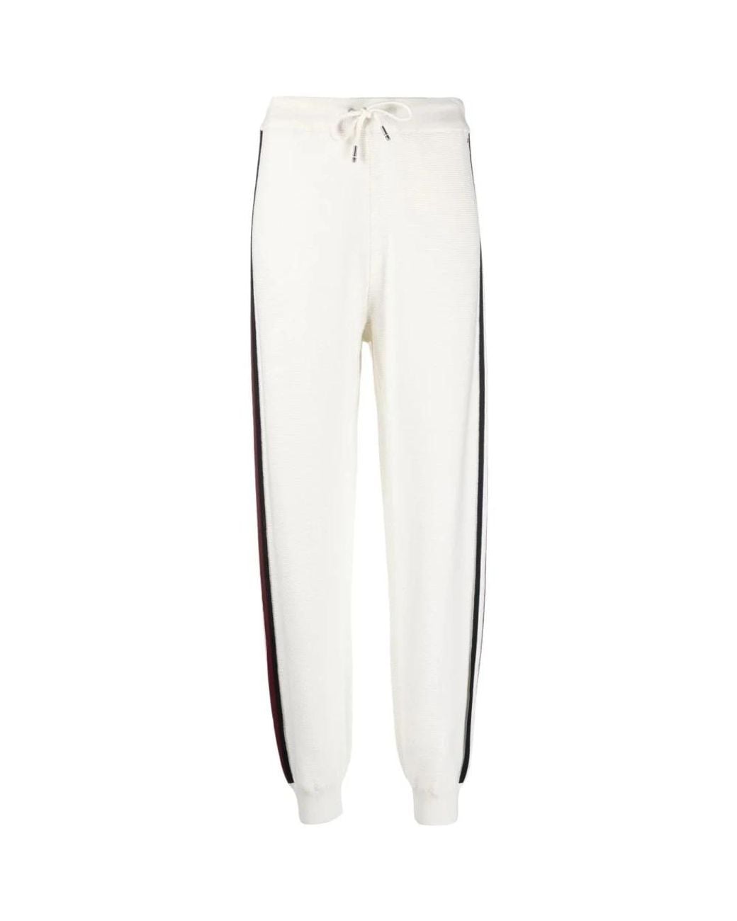 Tommy Hilfiger Broeken ,Wit ,Katoen Regular Global Jogger Pantalon in het White