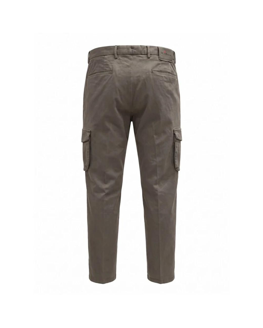 Kiton Gray Straight Trousers for men
