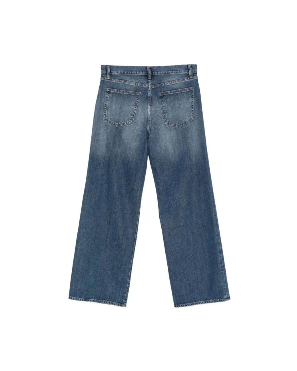 FRAME Blue Straight Fit Jeans