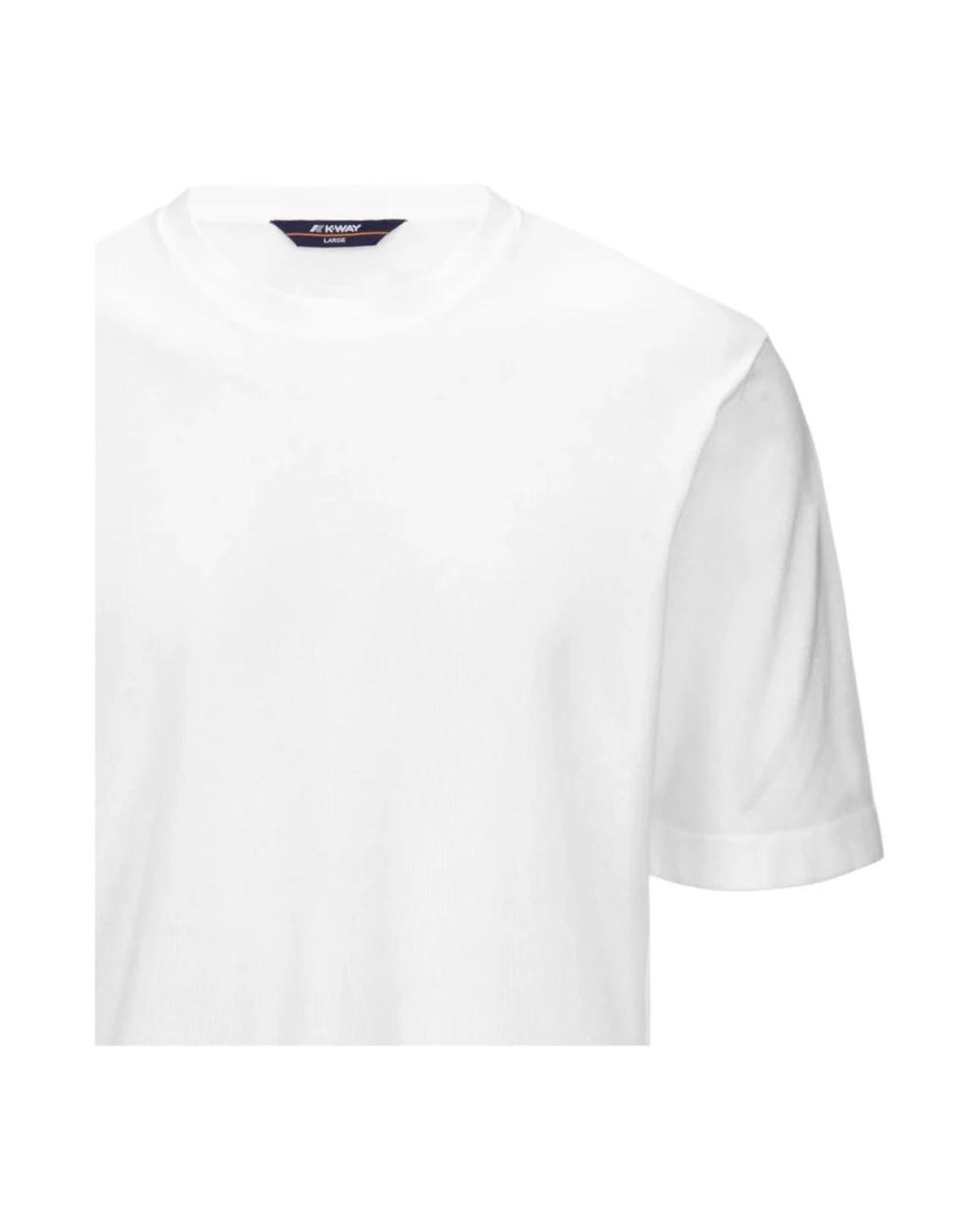 K-Way White T-Shirts for men