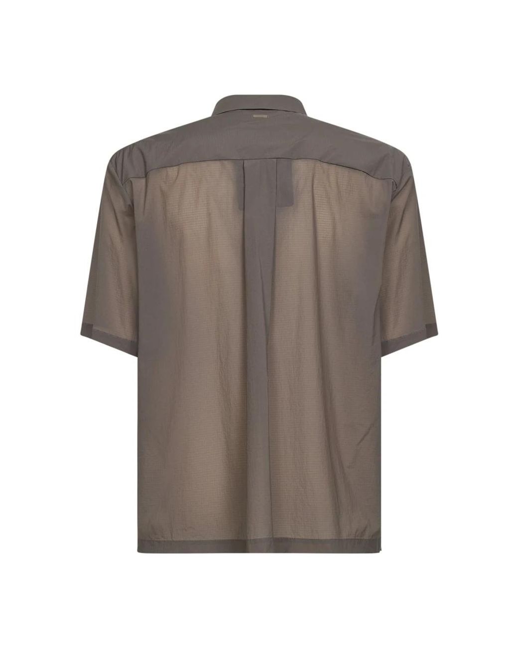 Herno Brown Short Sleeve Shirts for men