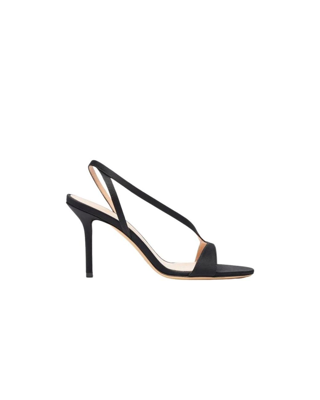 Scarosso Black High Heel Sandals