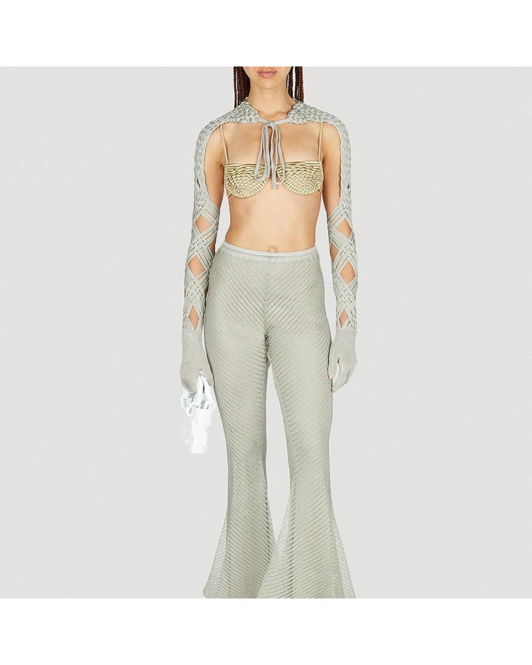Pantalons Isa Boulder en coloris Gray