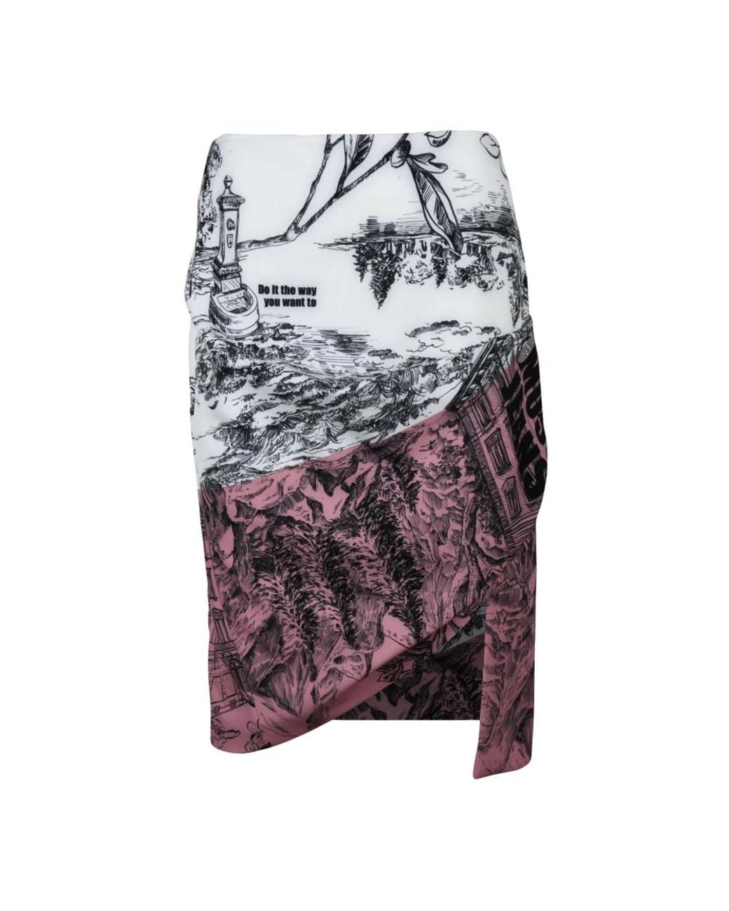 Moschino Multicolor Midi Skirts