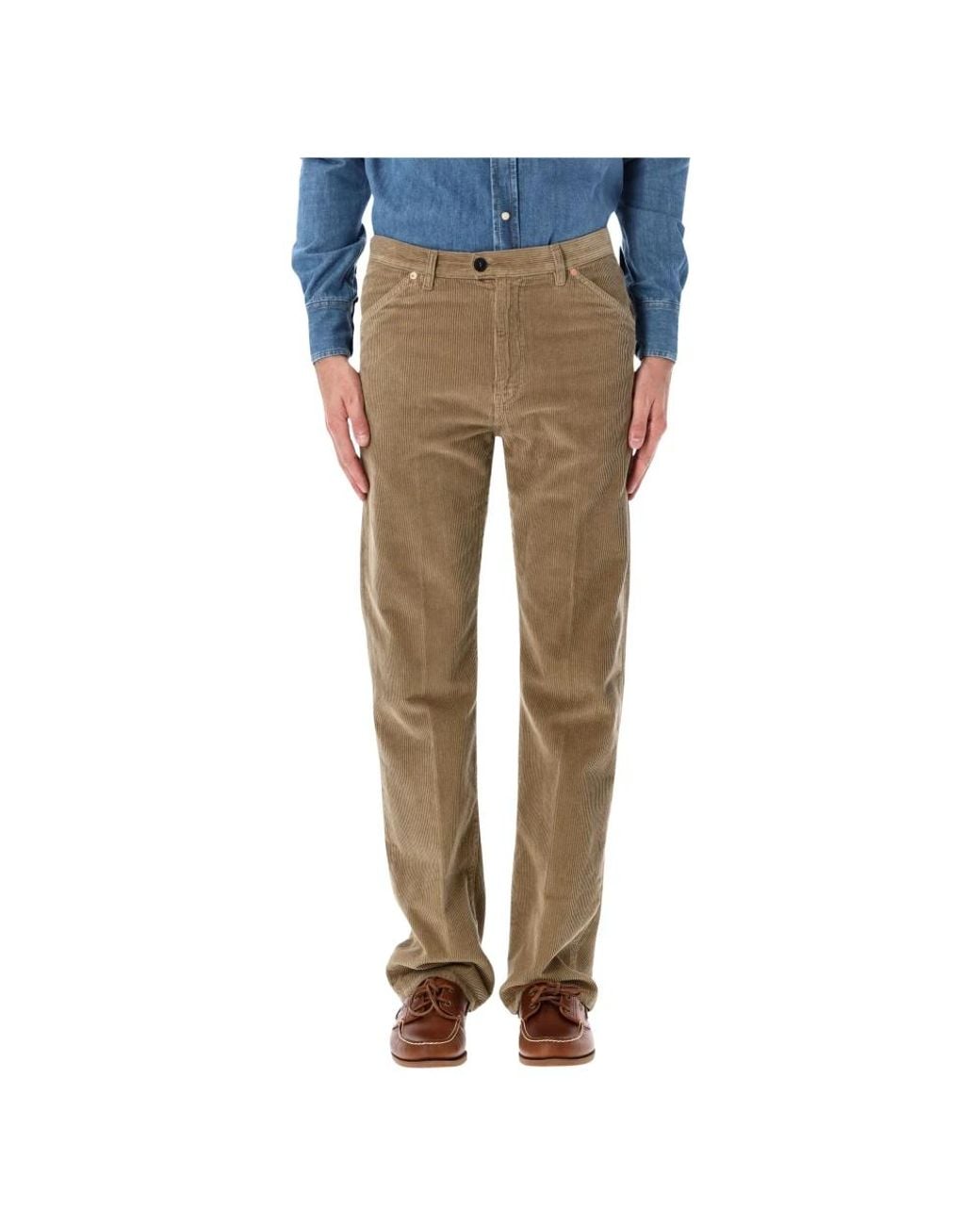 Fortela Green Straight Trousers for men