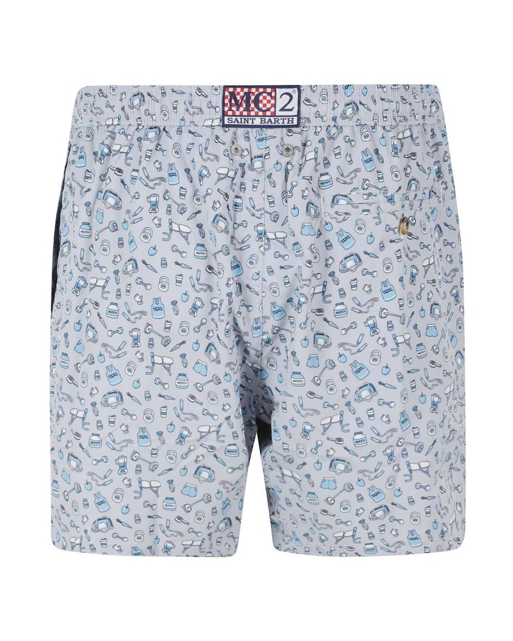 Mc2 Saint Barth Blue Beachwear for men