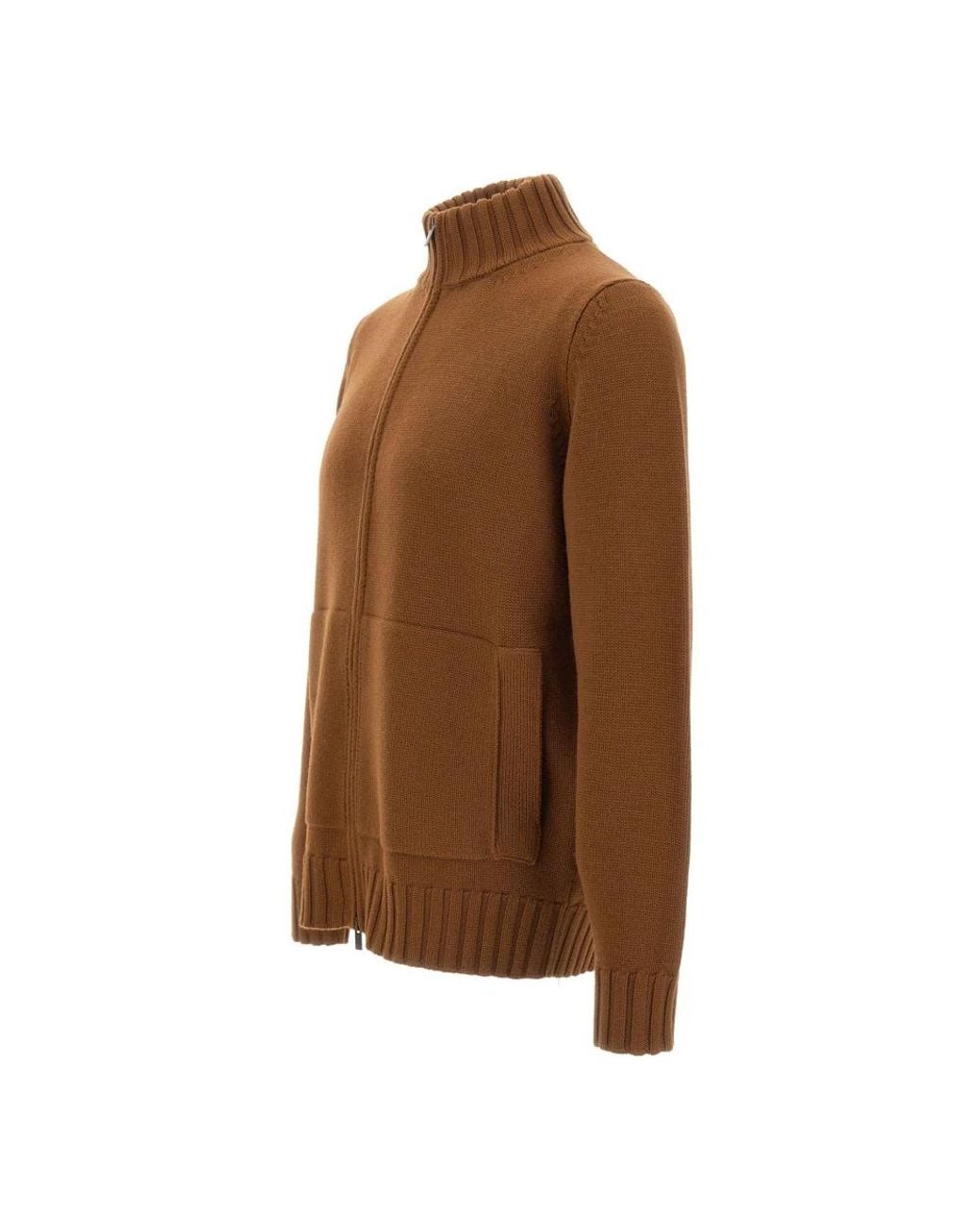 FILIPPO DE LAURENTIIS Brown Cardigans for men