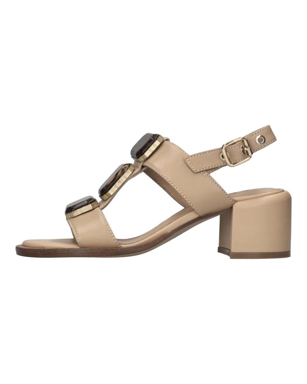 Apepazza Natural High Heel Sandals