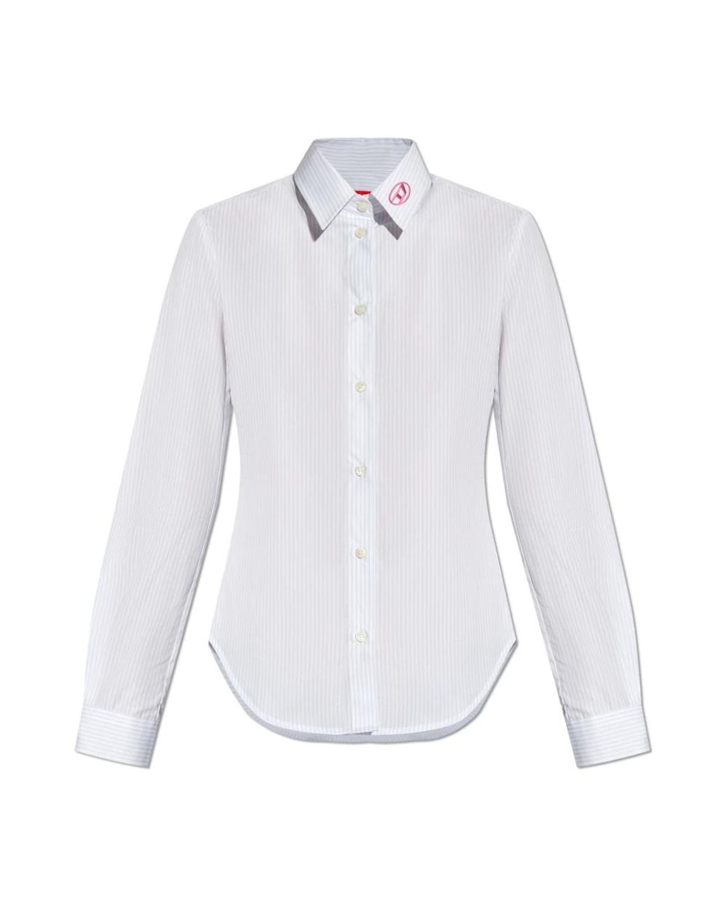 DIESEL White Hemd `c-gisel-p2`