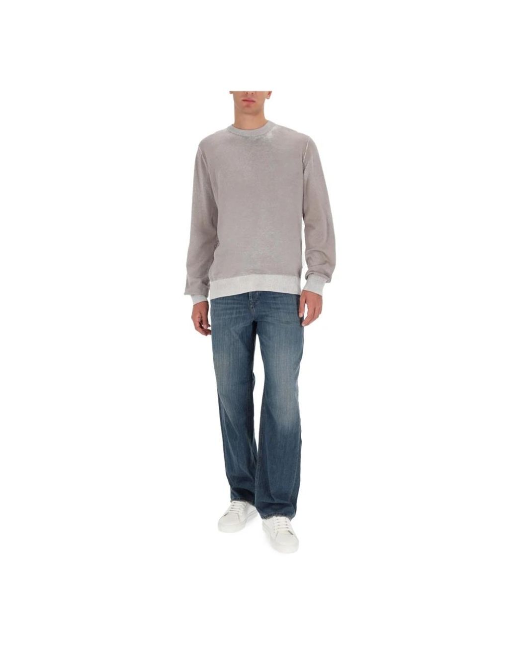 DIESEL Gray Sweatshirts for men