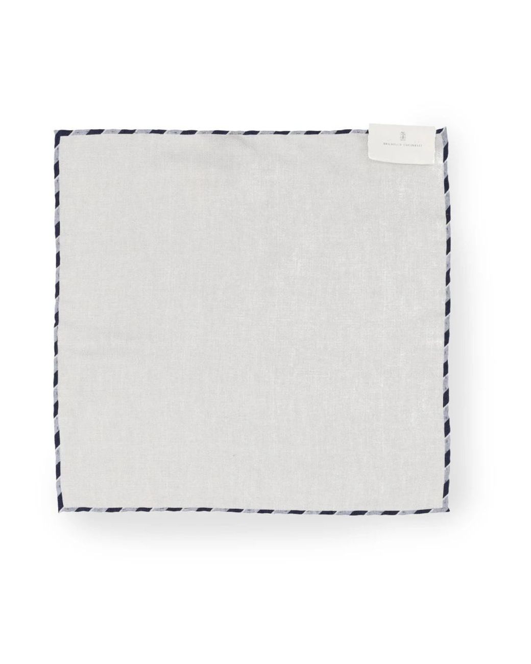 Brunello Cucinelli Panama Einstecktuch in Blue für Herren