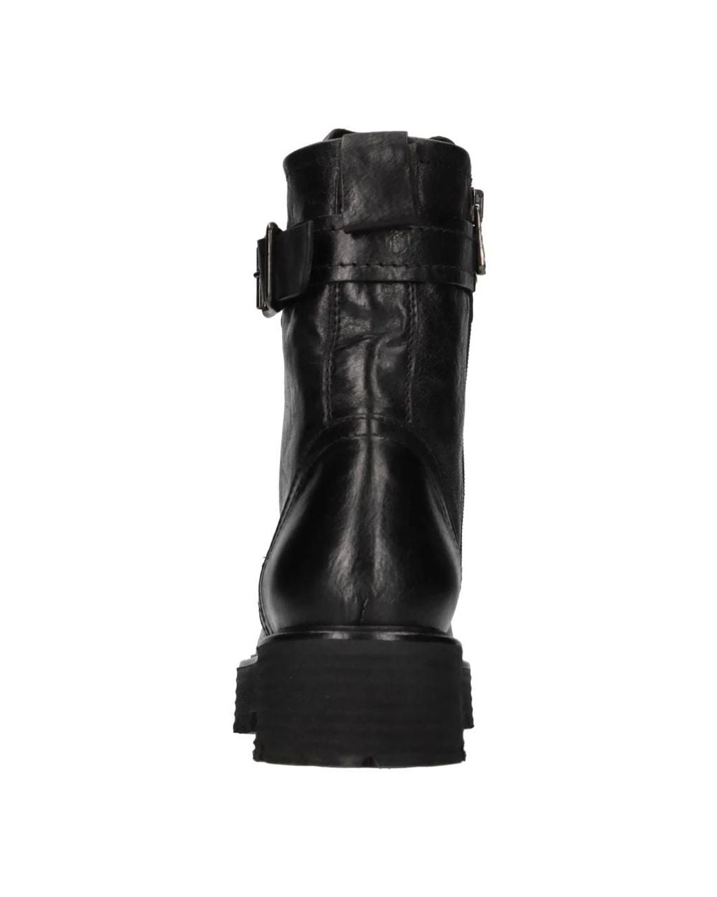 Hundred 100 Black Lace-Up Boots