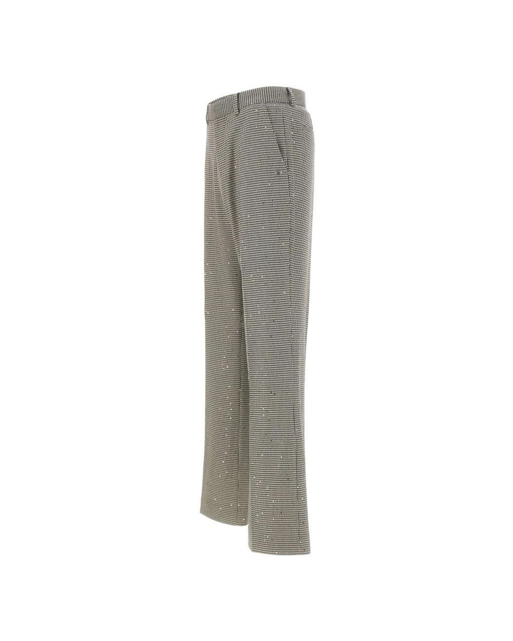 Amiri Gray Straight Trousers for men