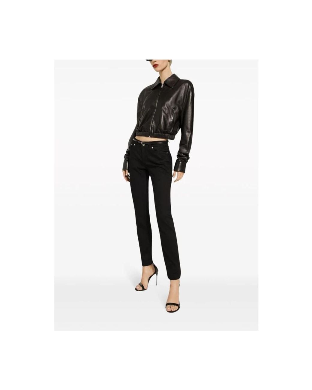 Dolce & Gabbana Black Slim Fit Jeans