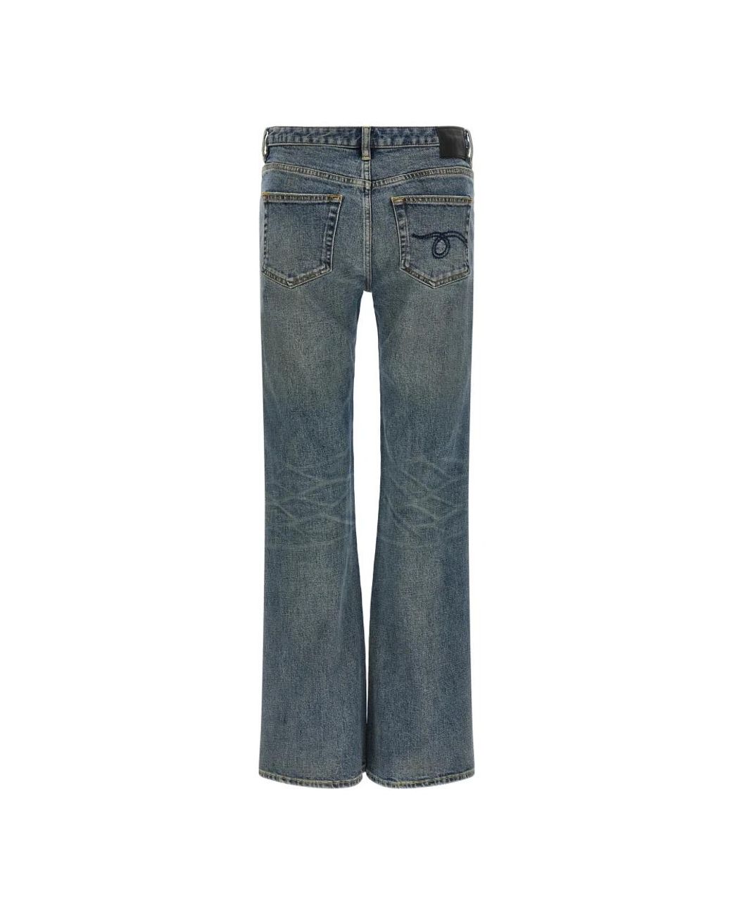 R13 Blue Bootcut Jeans