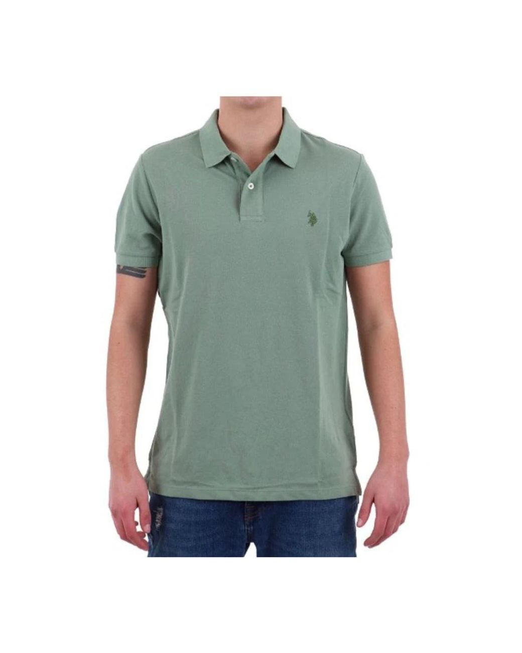 U.S. POLO ASSN. Green Polo Shirts for men