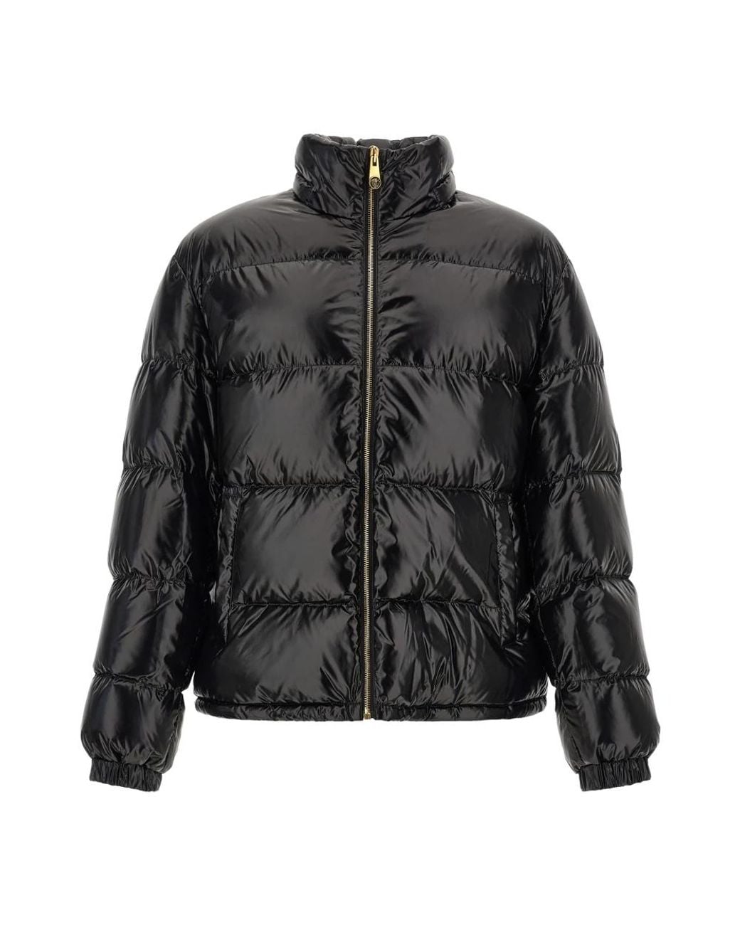Versace Black Down Jackets for men
