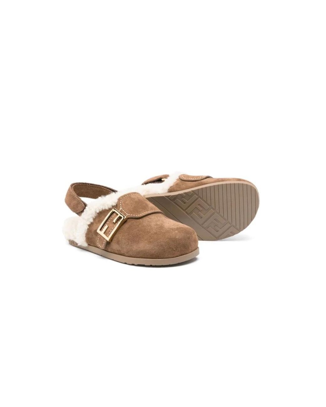 Shoes > sandals > flat sandals Fendi en coloris Neutre | Lyst