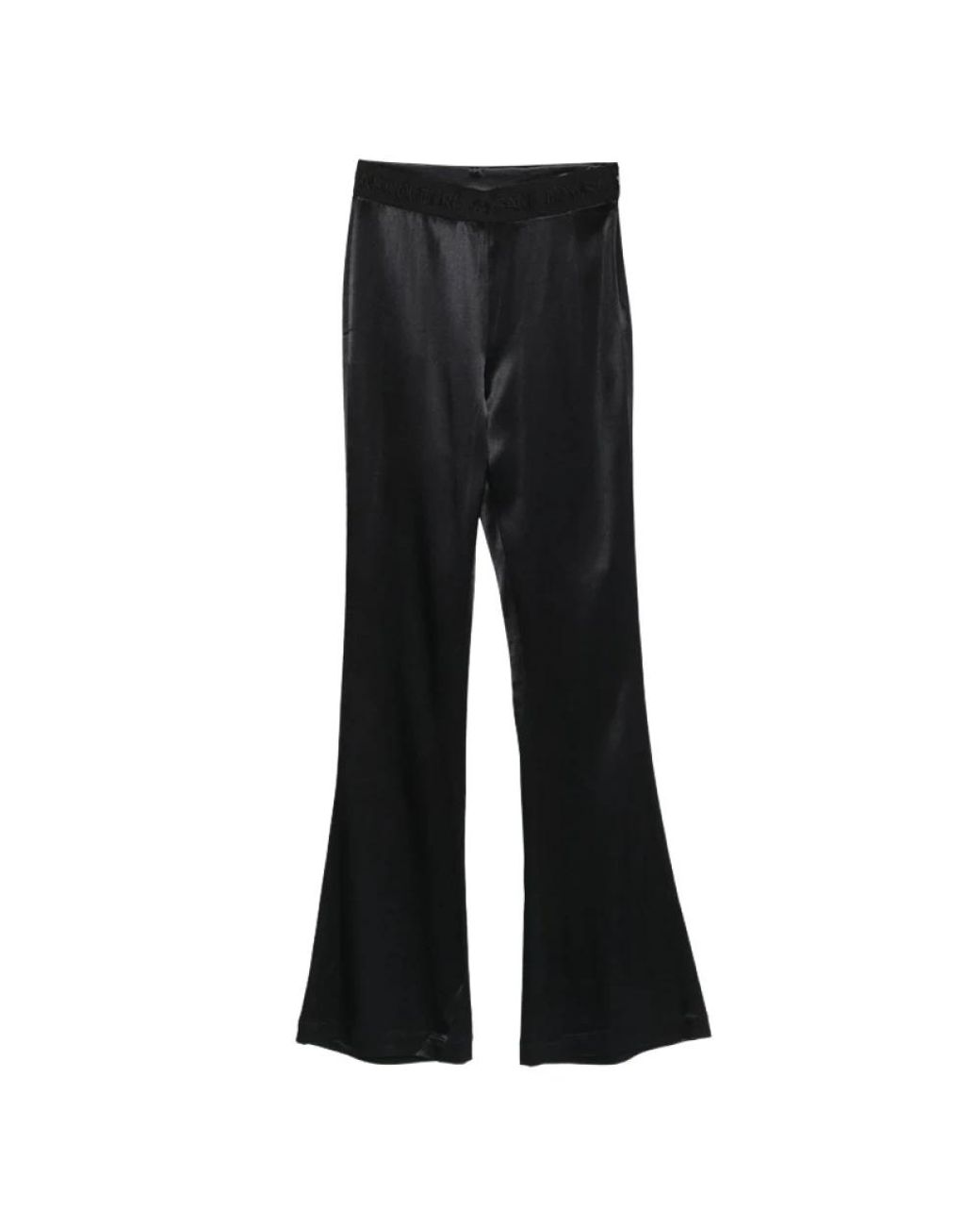 Versace Jeans Couture Black Wide Trousers