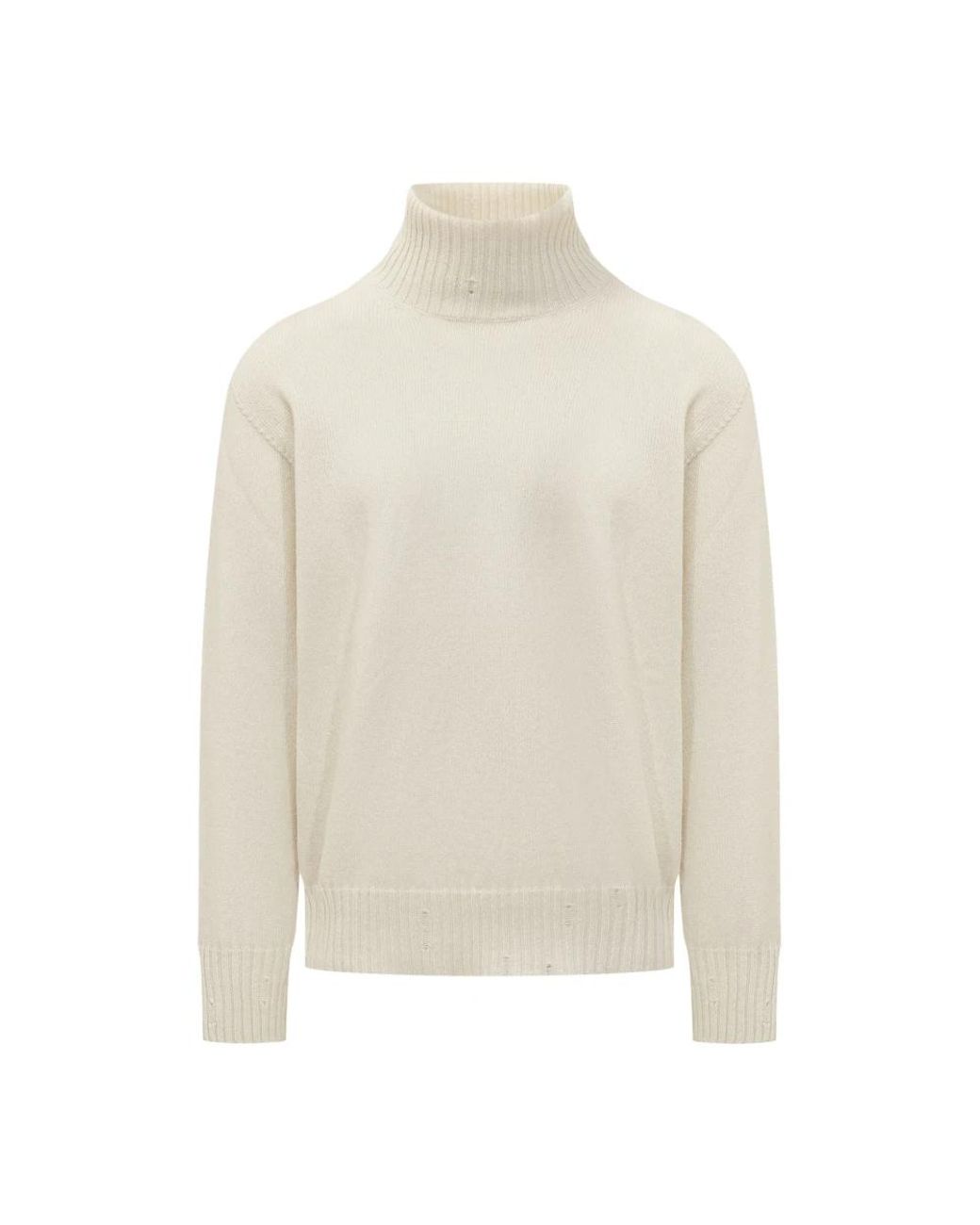 Amaranto White Turtlenecks for men