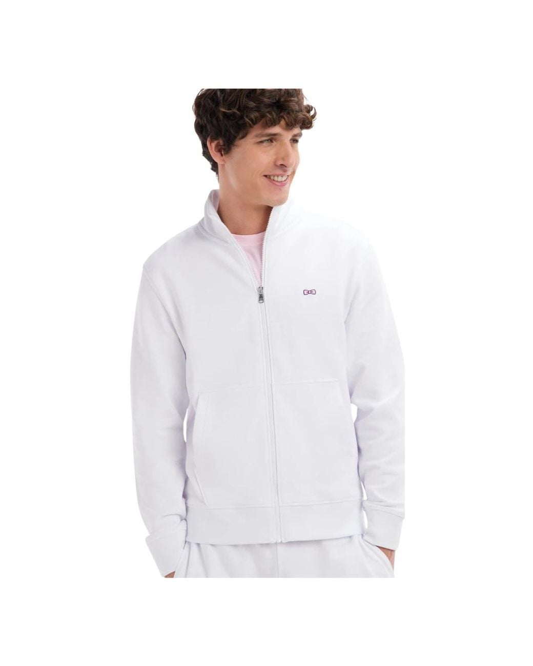 Eden Park White Zip-Throughs for men