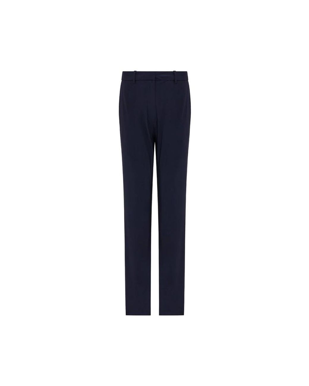 DUNO Broeken ,Blauw ,Klassieke Pantalone Cropped Broek in het Blue