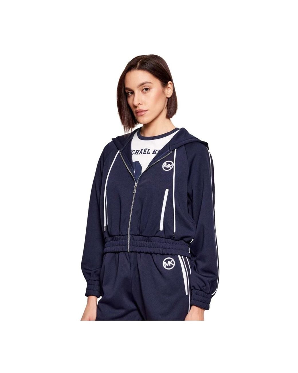Michael Kors Blue Zip-Throughs