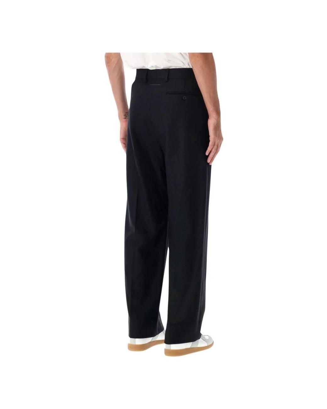 MM6 by Maison Margiela Black Suit Trousers for men