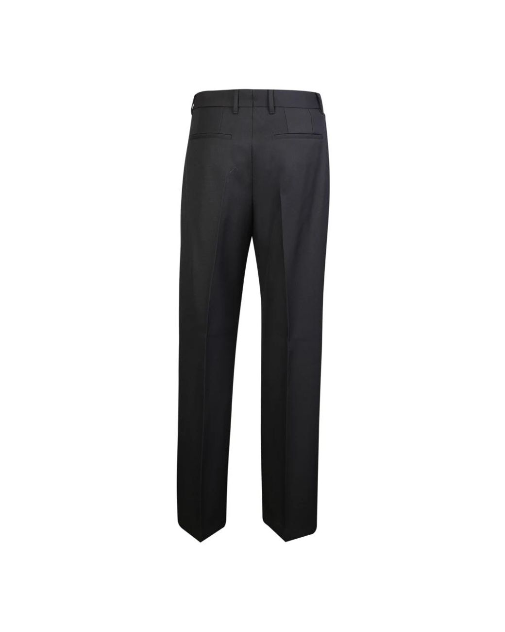 Burberry Black Straight Trousers for men