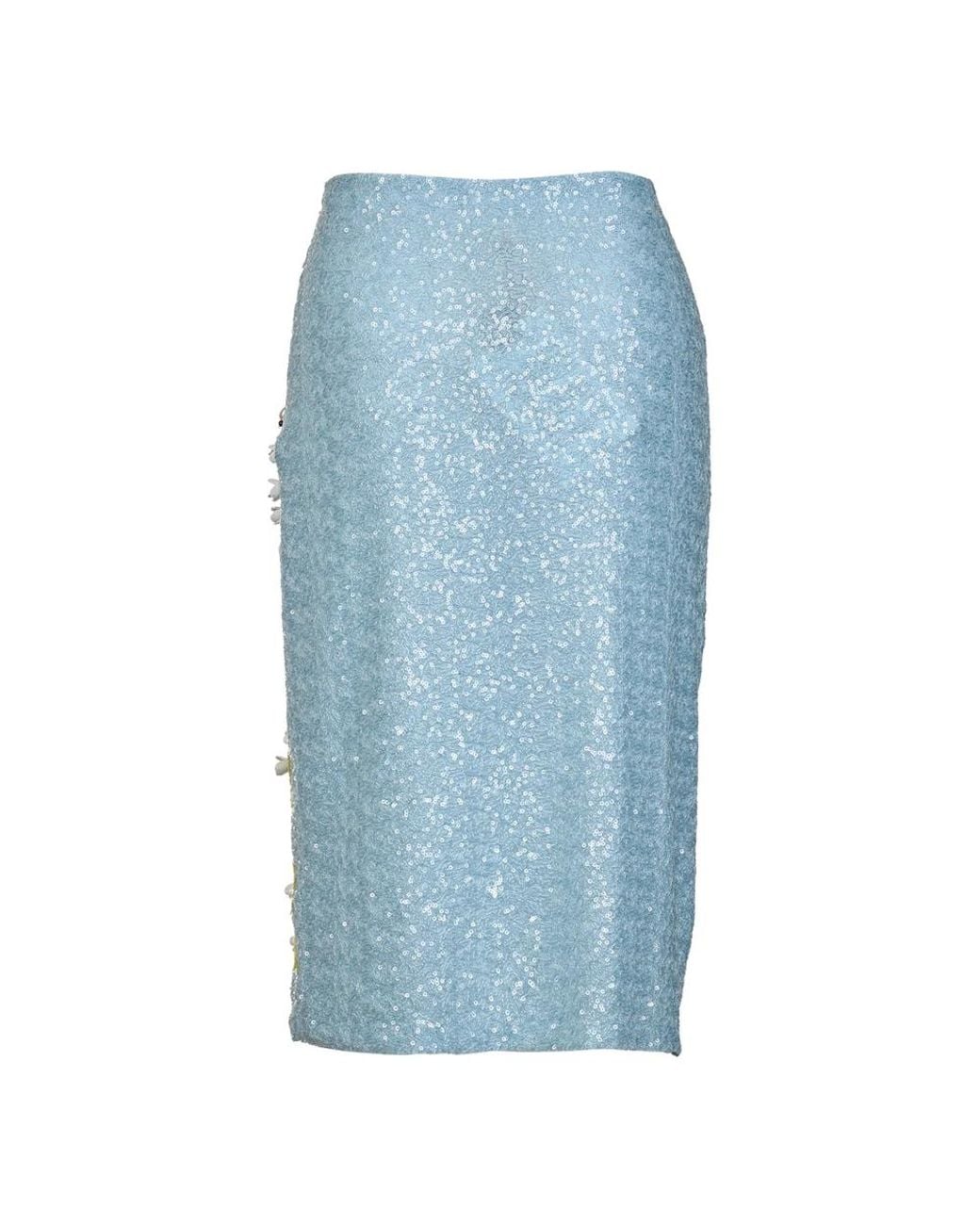 Forte_forte Blue Midi Skirts