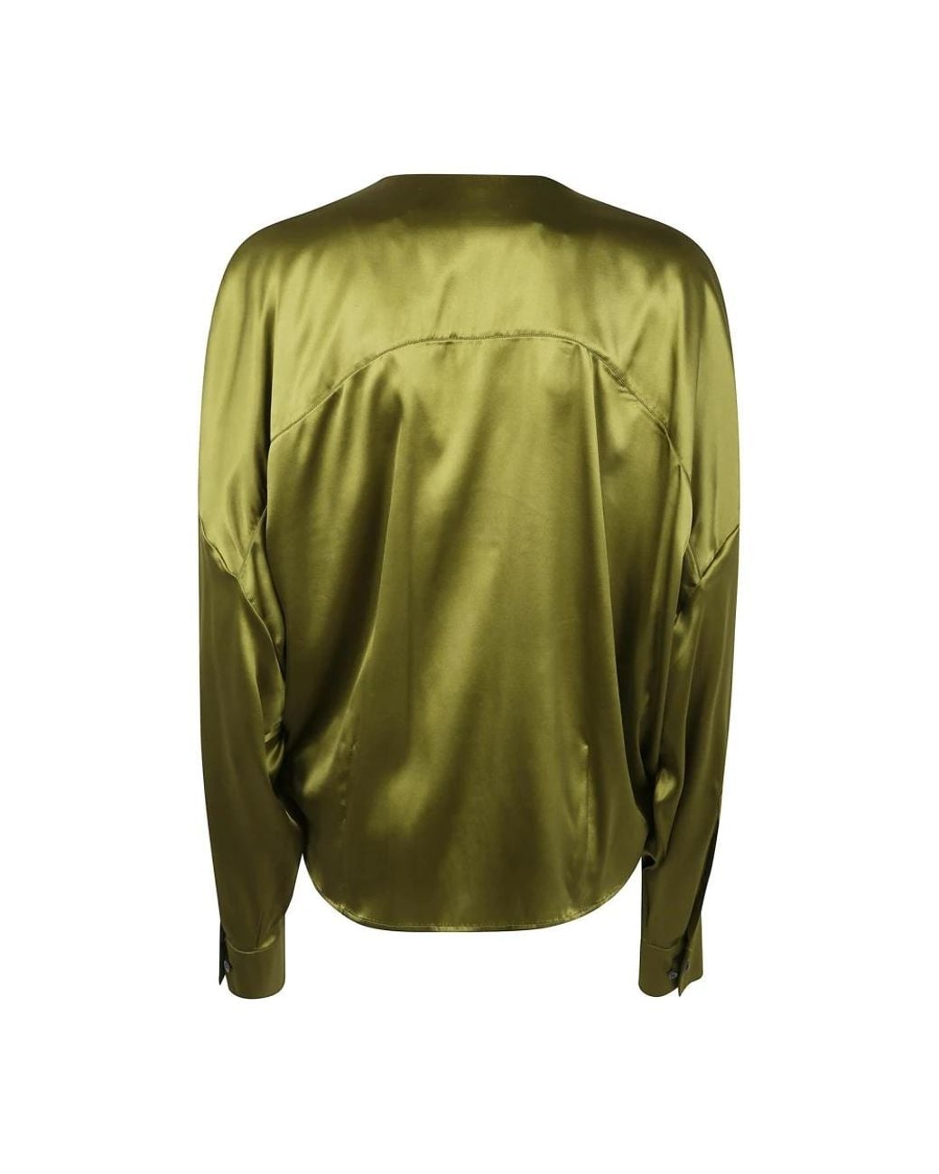 Dries Van Noten Green Blouses
