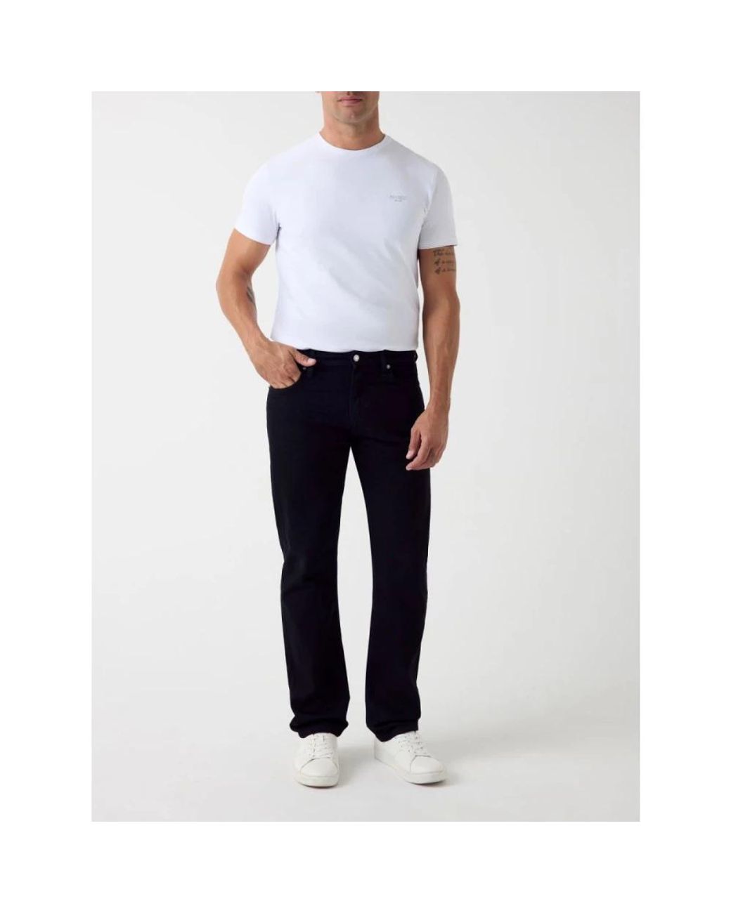 Straight Jeans Guess de hombre de color Black